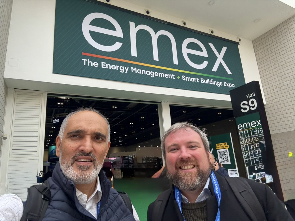 Envirotech FM team at the EMEX 2025 entrance