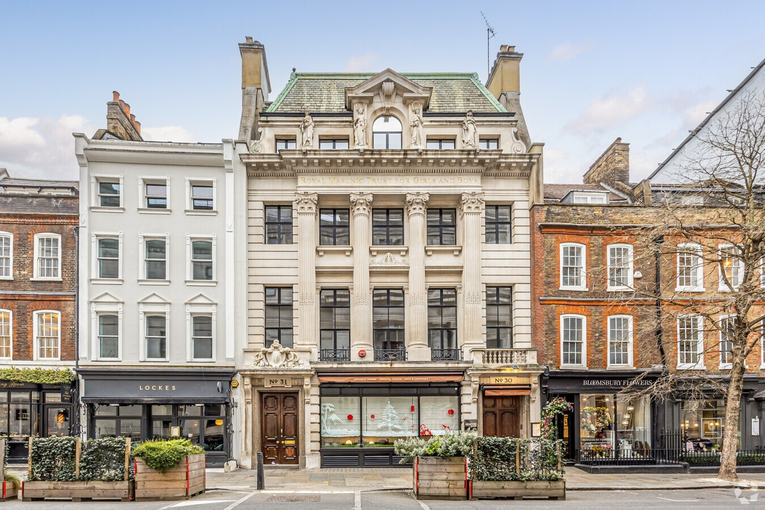 Royal Masonic Benevolent Institution building in Central London
