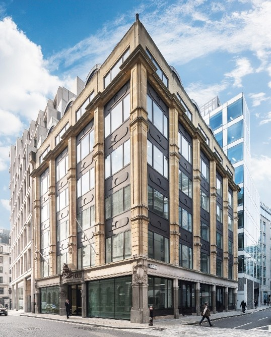 Central London commercial office building managed for the German real estate investment fund