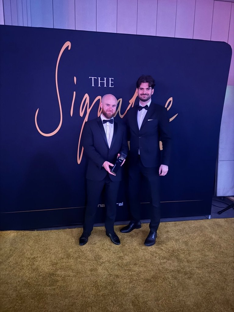 Dragan Bogzaru and Ryan Smith at The Signature Awards