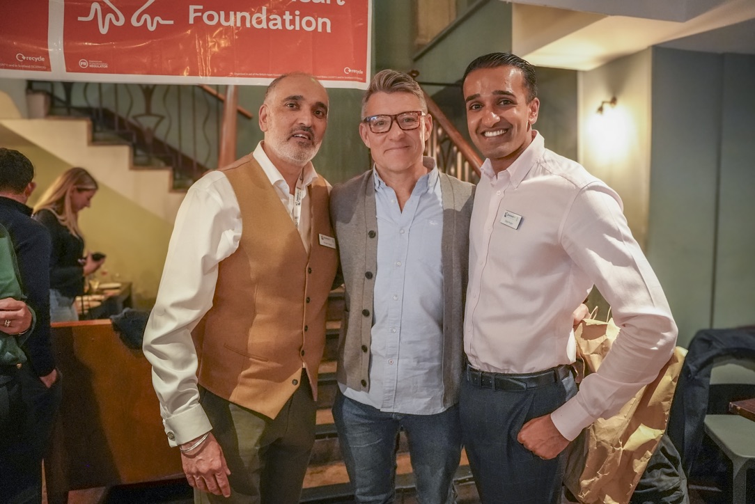 Pinder Singh Hujan and guests at the Envirotech FM charity quiz fundraiser