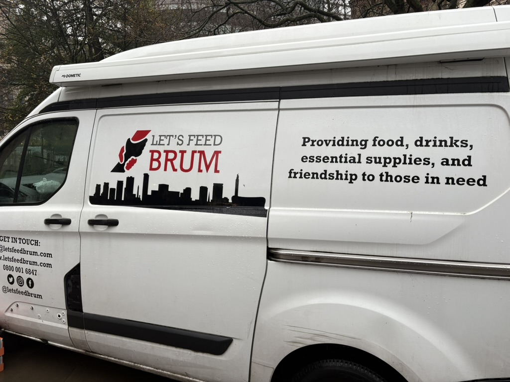 Let's Feed Brum food van in Birmingham